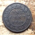 1859 CANADIAN QUEEN VICTORIA BIG PENNY LOT 8-F
