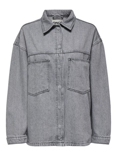 Only Dames Onlella L/S Pocket Shirt Tai519 DNM Noos Jeanshemd, Medium Blue Denim, M, blauw (medium blue denim), M
