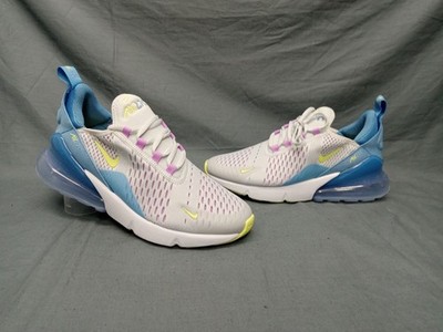 Nike Girls Air Max 270 BG (GS) Sneakers Yellow Platinum Size