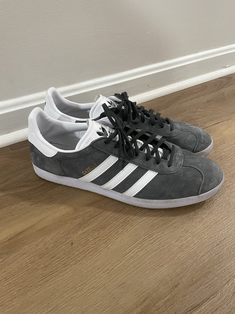 Adidas Gazelle Men Size 14 Grey Casual Athletic Sneakers Shoes Walking  BB5480 | eBay