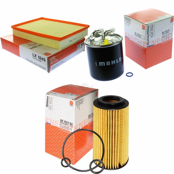 Mahle / Knecht Kraftstofffilter KL 723D Luftfilter LX 1845 ÖLfilter OX 153/7D2-image