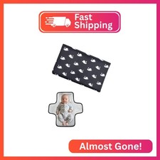 Cute Swan Portable Diaper Changing Mat,Waterproof Foldable Travel Changing Pad,O