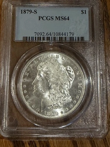 1879-S Morgan Silver Dollar PCGS MS64 S$1 San Francisco Minted No Reserve