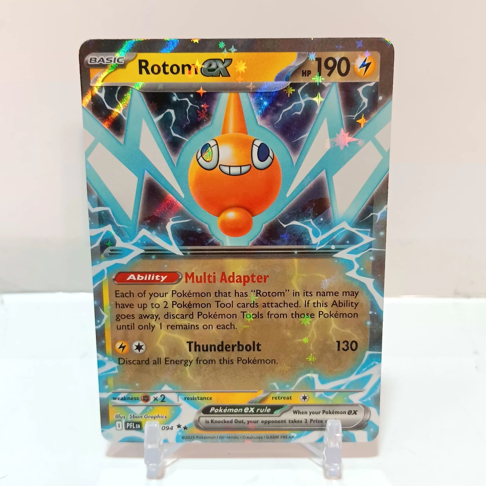 Pokémon Rotom Ex 029/094 NM Phantasmal Flames