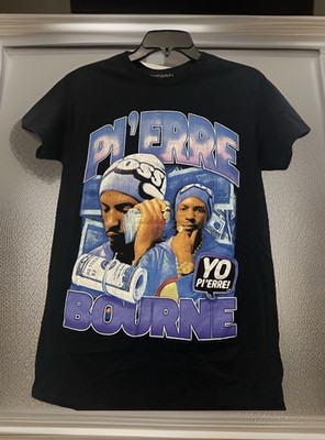 Pi'erre Bourne Musical Artist Black T-shirt Men Sz Small Short Sleeve Crew Neck