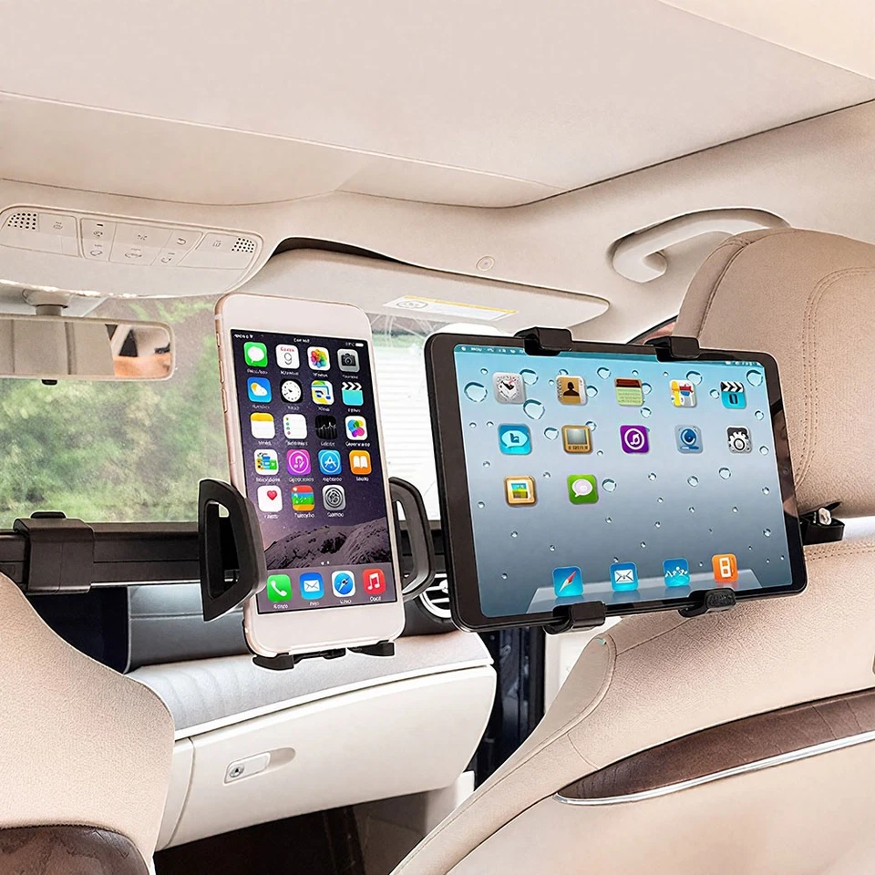 Soporte de soporte para teléfono tableta de automóvil Soporte de montaje para teléfono 2 en 1 para iPad Foto 2 de 4