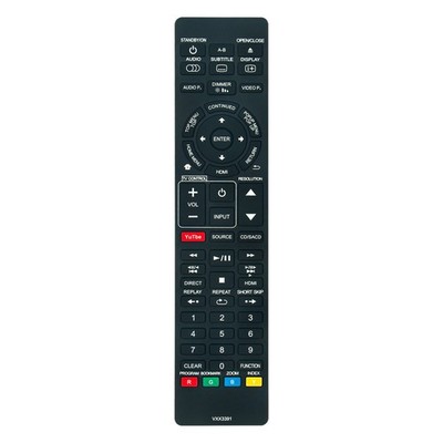 VXX3391 Replace Remote Fit for Pioneer Blu-ray Disc DVD Player BDP-LX58 BDP-LX78