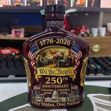 250th Anniversary Whiskey Bottle, We The People, Patriotic Decorative Gifts 2026