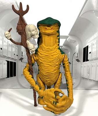 STAR WARS CUSTOM VINTAGE KENNER STYLE 12.5'' AMANAMAN ACTION FIGURE 3D PRINT