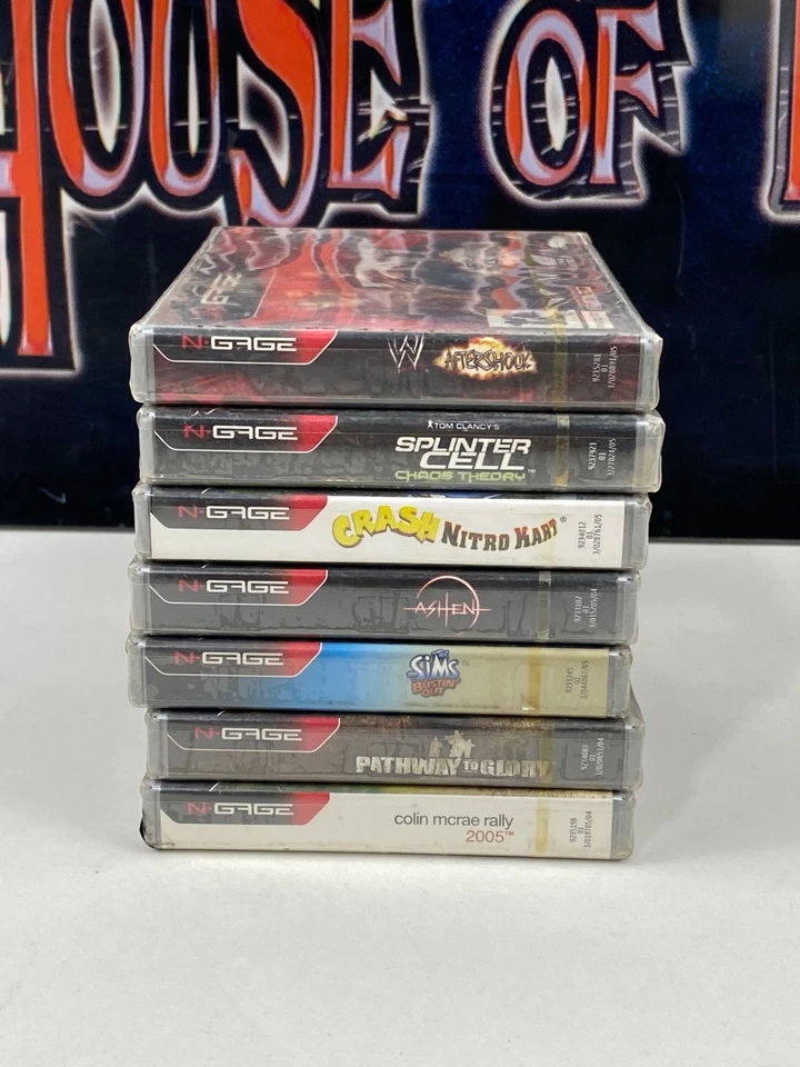 Ashen Crash Nitro Kart WWE Sims Pathway Nokia N-gage Game New Sealed - Image 2 of 4