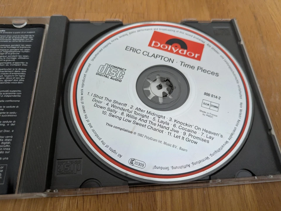 Eric Clapton - Time Pieces - The Best Of - 1982 Polygram Classic Rock Cocaine - Bild 3 von 4