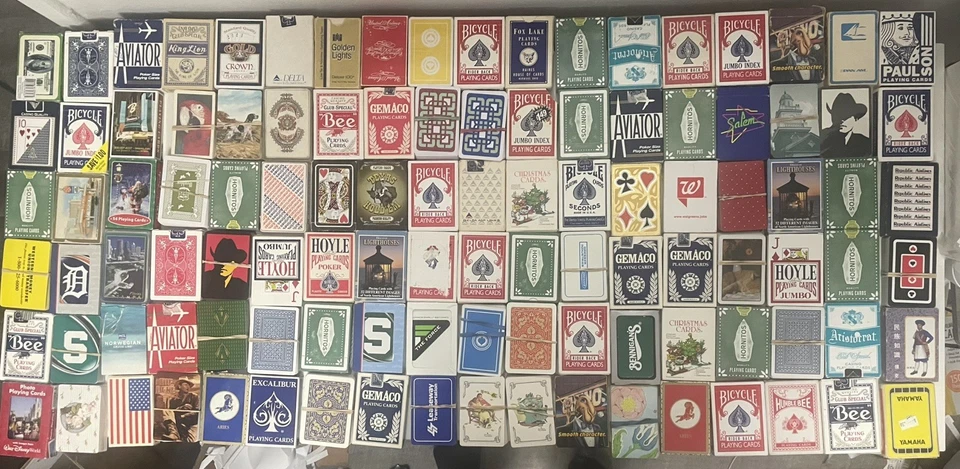 Decks of Playing Cards lot Mystery Lot of 5 Decks of Cards:LOOK AT DESCRIPTION - Image 2 of 4