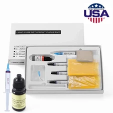 Dental Light Cure Orthodontic Bonding Bracket Light Cure Adhesive Kit