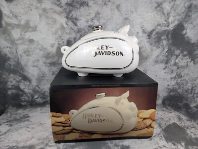 Harley-Davidson タンク　キャップ　七宝焼　白　中古 Harley Davidsonタンクキャップ Harley-Davidson タンク キャップ