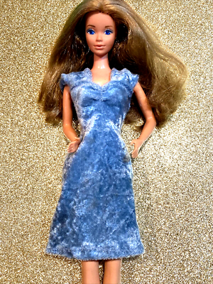 Barbie Blue Soft Dress - Fits Curvy, Vintage, Modern, 12 Female  Figures-New  | eBay