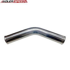 45 Degree 4" OD Aluminum Mandrel Bend Turbo Intercooler Pipe Tubing L=600MM