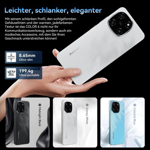 Vorbestellen Blackview COLOR 6 AI Smartphone 24GB+128GB 6,67" 90Hz Android 15 - Zdjęcie 11 z 29