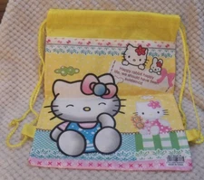 Hello Kitty String Backpack Happy Rabbit Happy Life NWOT