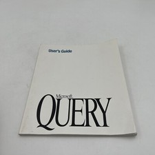 Microsoft Query User's Guide Version 1 Vintage Computer Book 1993