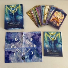 Teen Angel Oracle Cards Tarot Deck With Book And Cloth Rita Pieteosanto