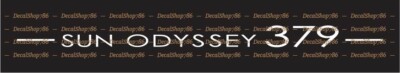 Jeanneau Boats -Sun Odyssey 379- Car/SUV/Truck Vinyl Die-Cut Peel N' Stick Decal