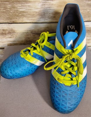 Adidas youth soccer cleats, size 6, blue & neon yellow | eBay