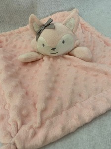 pink fox security blanket