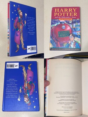 Harry Potter Bloomsbury UK 7 Book Set 1st Prints & States Original
