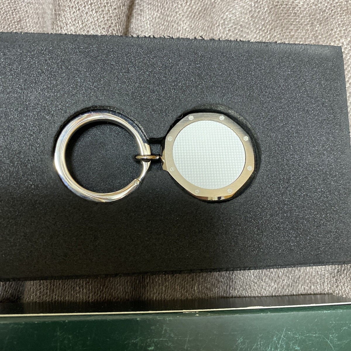 Rare Audemars Piguet White Dial Key Ring | eBay Rare Audemars Piguet White Dial Key Ring | eBay