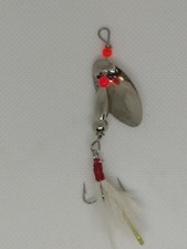 6-Hand Made In-Line Spinners 1/4oz #6 Treble