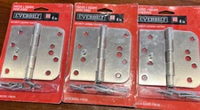 lot of 3 Everbilt 4 in. Satin Nickel Security Locking Feature
