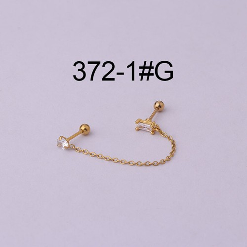 Ohrring Piercing Knorpel Ohrstecker Edelstahl Schraubverschluss Zirkon ≌ - Bild 26 von 31