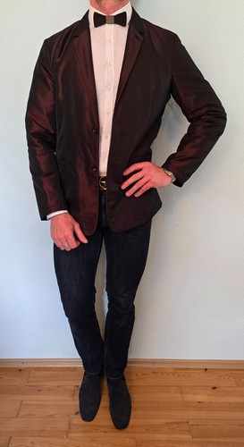Chaqueta de verano Jil Sander chaqueta berenjena talla 52 - Imagen 6 de 10
