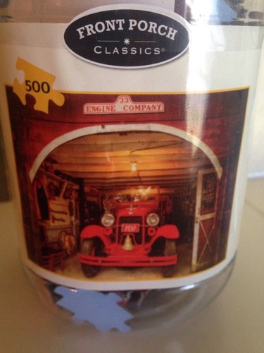 Front Porch Classic Firehouse Engine Company 33 Mason Jar: 500-teiliges Puzzle - Bild 3 von 3
