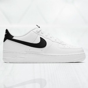 Nike Big Kid's Air Force 1 GS White/Black Running Shoes CT3839-100 | eBay