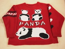 Vintage Panda Sweater