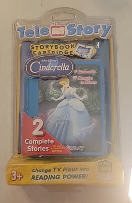 TeleStory Cinderella Storybook Cartridge 2 Complete Stories New Sealed