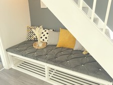 shoes bench storage | Under stairs Storage