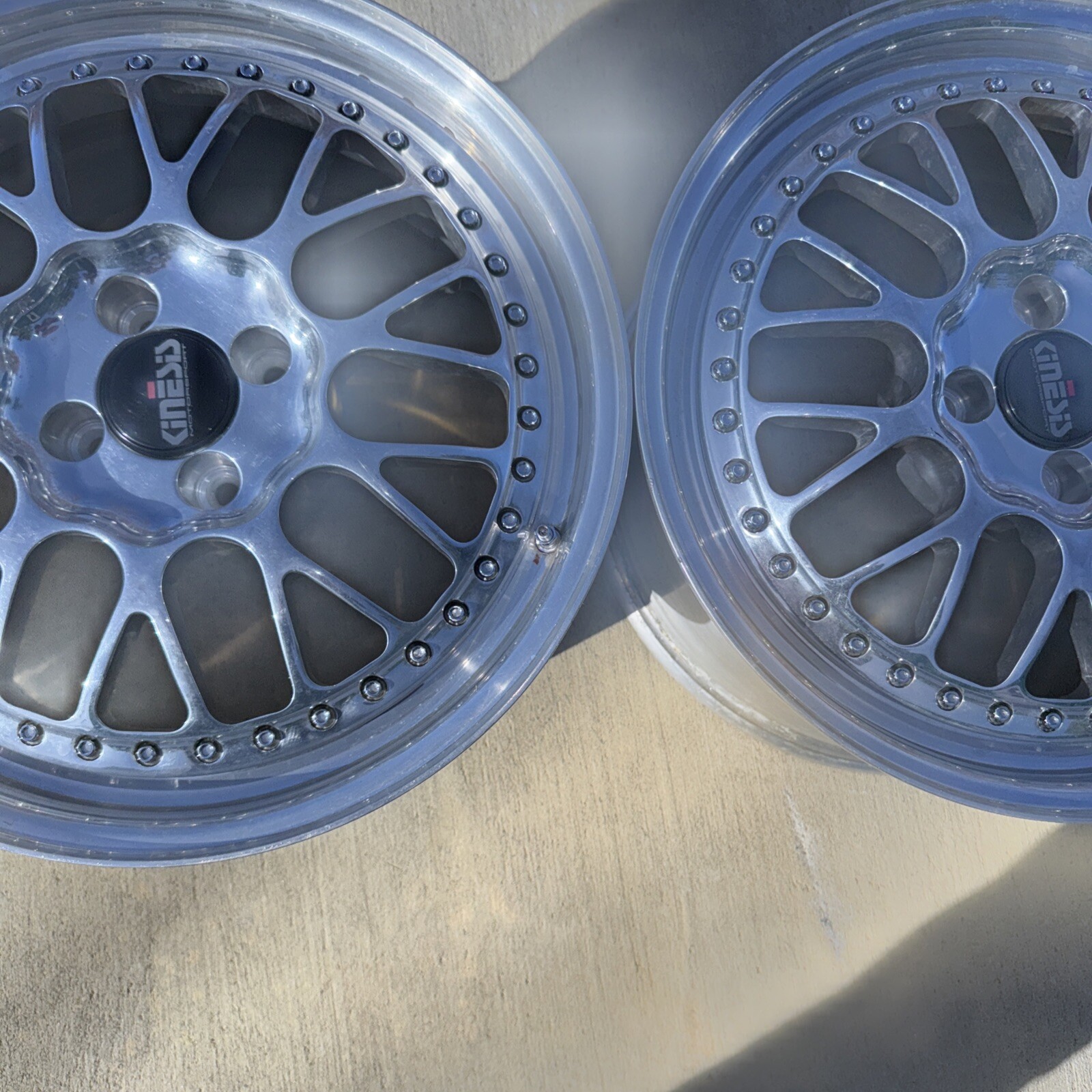 Lotus Elise Miata Kinesis Wheels 3 Piece 4x100