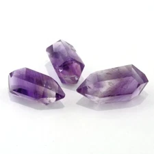 AFRICAN AMETHYST 17 x 8 MM FANCY PENCIL CUT ALL NATURAL SINGLE STONE F-4813