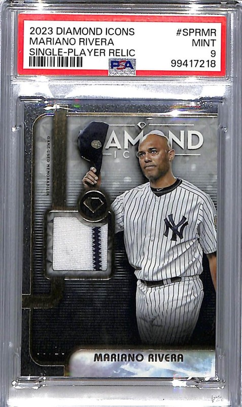 2023 Topps Diamond Icons Relic #SPRMR Mariano Rivera PSA 9 MINT 02/10 Yankees