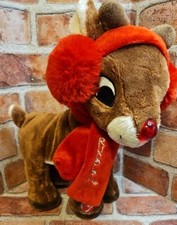 Dan Dee Singing Rudolph The Red Nose Reindeer w/Blinking Nose Plush Toy 11"