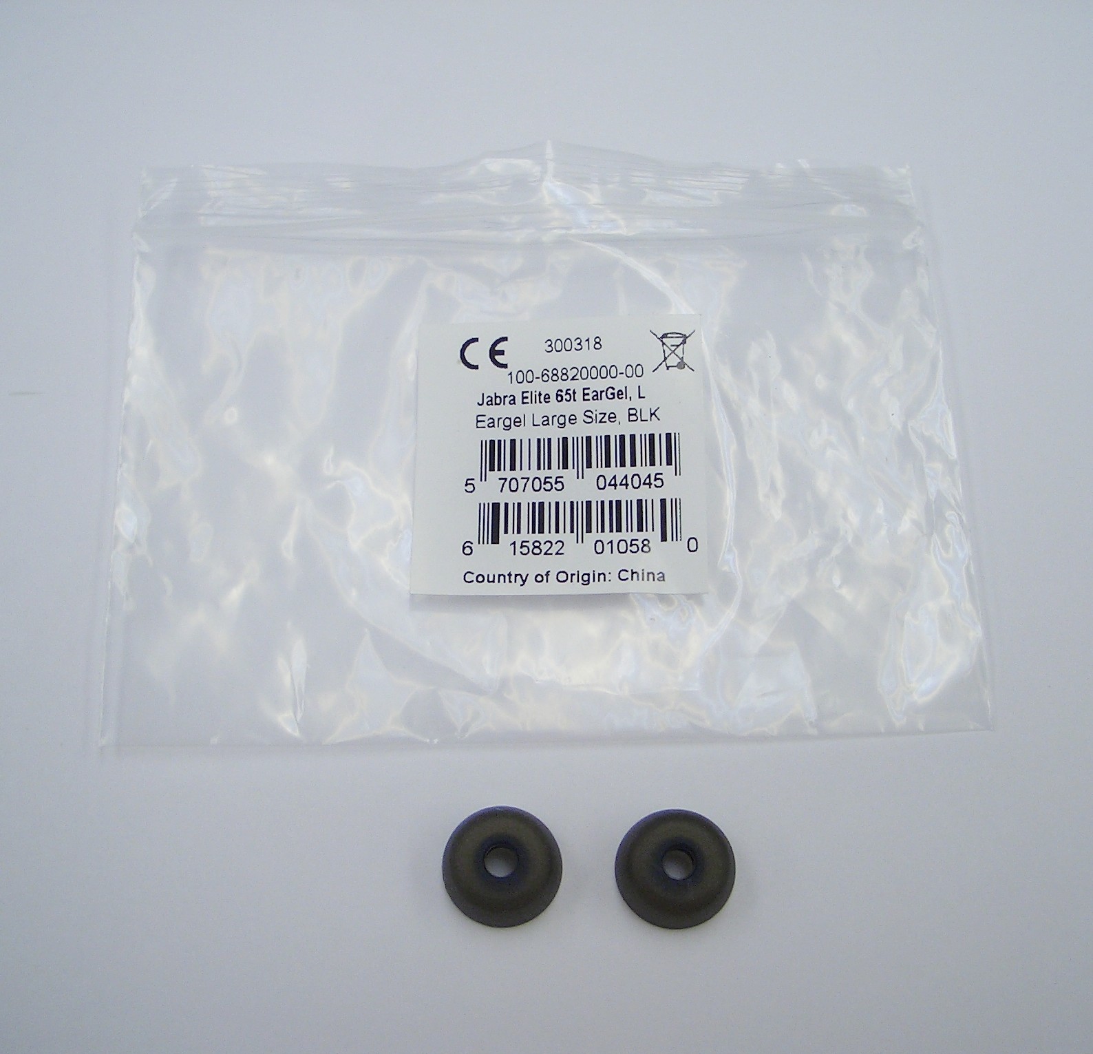 Original Jabra Elite 65t Eargel Kit with 2 earbuds eargel LARGE Size No Headset
