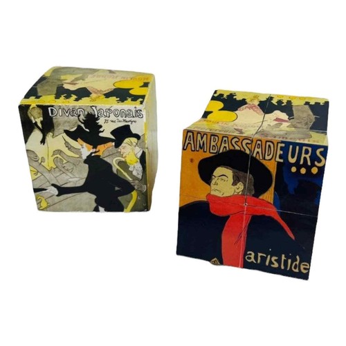 Divan Japonais Puzzle Cube Famous Painters Art Box Toy Collectible Fun - Picture 2 of 8