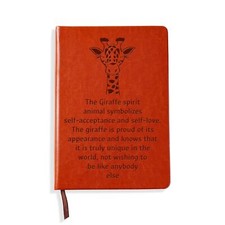 Funny Giraffe Notebook Animal Lover Gift for Women Cute Giraffe Themed Journal