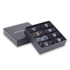 Men’s Ultra-Soft Bamboo Dress Socks 8 Pairs, Breathable, Odor-Free Crew Socks