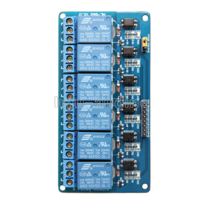 6 Channel 5V Relay Board Module Optocoupler LED for Arduino PiC ARM AVR
