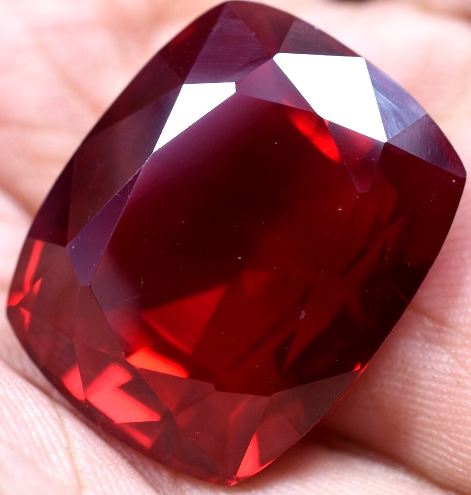 Natural 53.10 Ct Huge Blood Red Ruby Mozambique GGL Certified