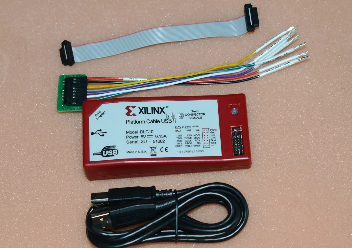 DLC10 Xilinx Platform Cable USB Downloader Programmer eBay