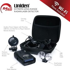 Uniden R4w Extreme Long Range Laser Radar Detector GPS Wi-Fi Bluetooth Voice 360